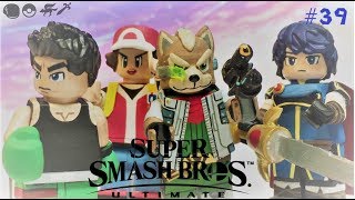 Lego Super Smash Bros Ultimate Figures -Fox V.2, Marth V.2, Little Mac V.2, Pokemon Trainer V.2