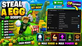 [NEW] STEAL AN EGG SCRIPT (AUTO STEAL, AUTO PLACE, AUTO UPGRADE AND MORE) (NO KEY!!)