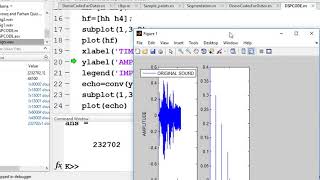 Matlab demonstration - Signal Echo generation