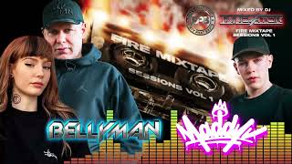 Bellyman & Maddy V - Fire mixtape sessions vol 1 mixed by @DJInnovator drum and bass dnb jungle