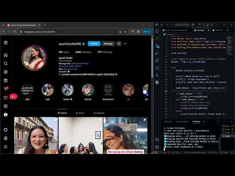 Instagram Content Scraper with Python 🕵️‍♂️ | Extract Reels, Hashtags, Followers & More | Full Demo