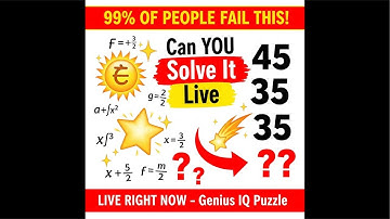 Only 1% Can Solve This in 10 Seconds 🤯  (Live Brain Test)#BrainTeaser #IQTest #EmojiPuzzle