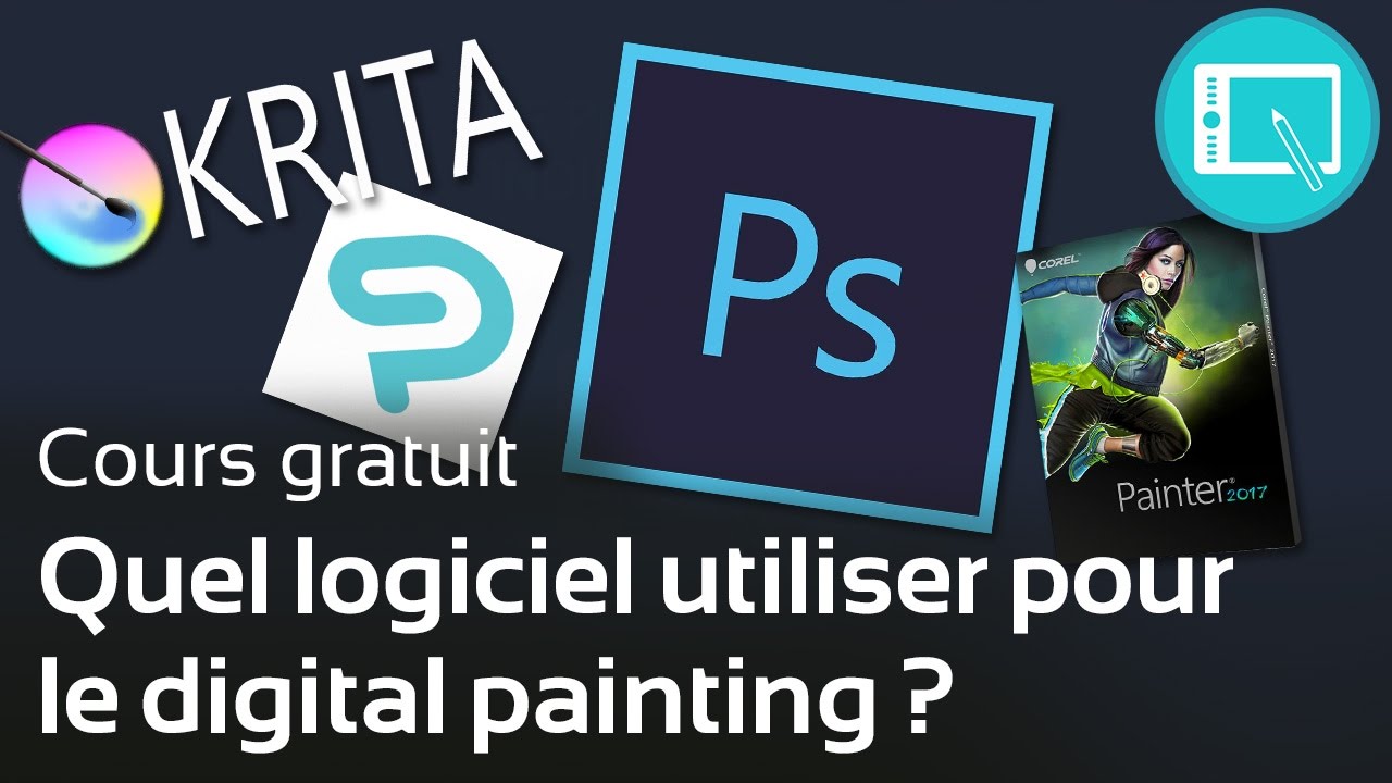 Quel Logiciel Utiliser Pour Le Digital Painting Gratuitspayants Le Programme 1 Chap 0