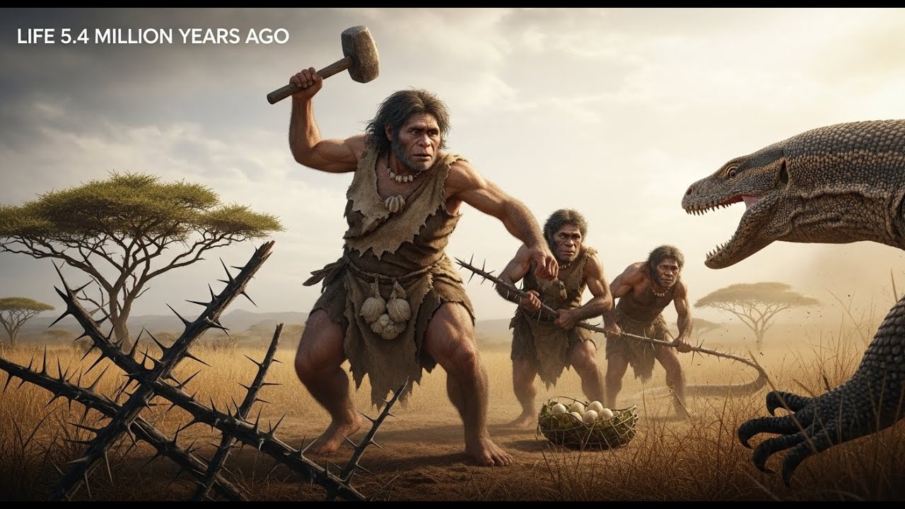 Life 5.4 Million Years Ago | Standing Firm Against Giant Monitor Lizards near Nesting Grounds