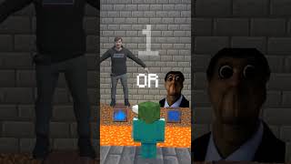 Mrbeast or Obunga ? 🤨 #shorts #minecraft  #mrbeast
