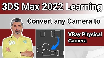 3DS Max 2022 Tutorial - Convert any Camera to VRay Physical Camera and solve its problems
