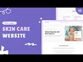 Build a Skin Care Website Project | HTML CSS JavaScript Projects for Beginners 2025