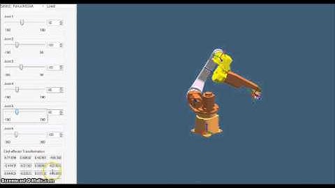 Virtual Robot Module - Roboanalyzer