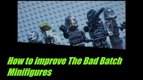 How to improve your LEGO Bad Batch minifigures! #Shorts