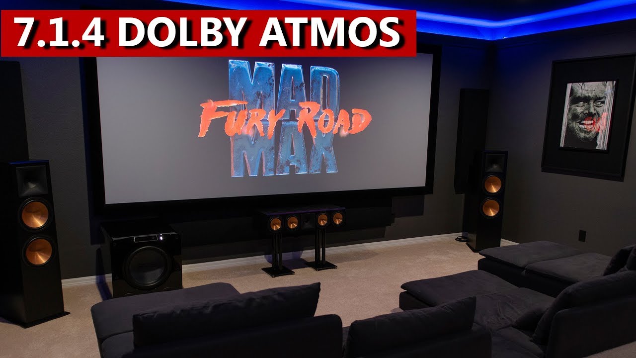 7.1.4 Dolby Atmos Home Theater Klipsch RF7 III and SVS PB16 and PB4000 