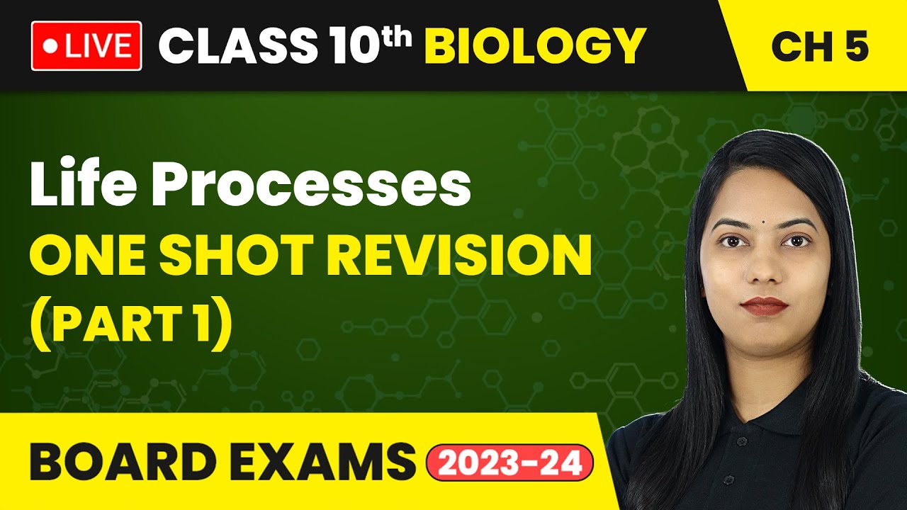 Life Processes - One Shot Revision (Part 1) | Class 10 Biology Chapter ...