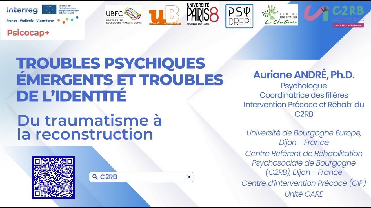 Troubles psychiques émergents et troubles de l'identité. Auriane André