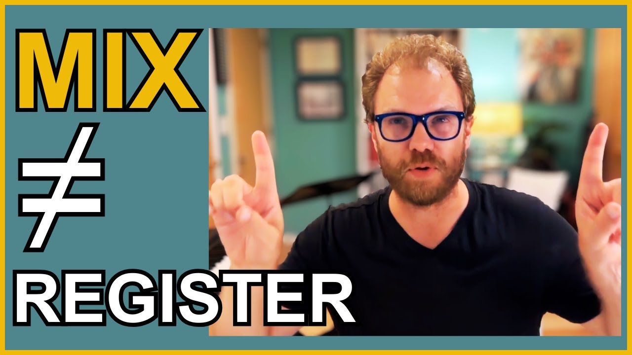 Объяснение смешанного голоса: лады 1 и 2, а не третий регистр