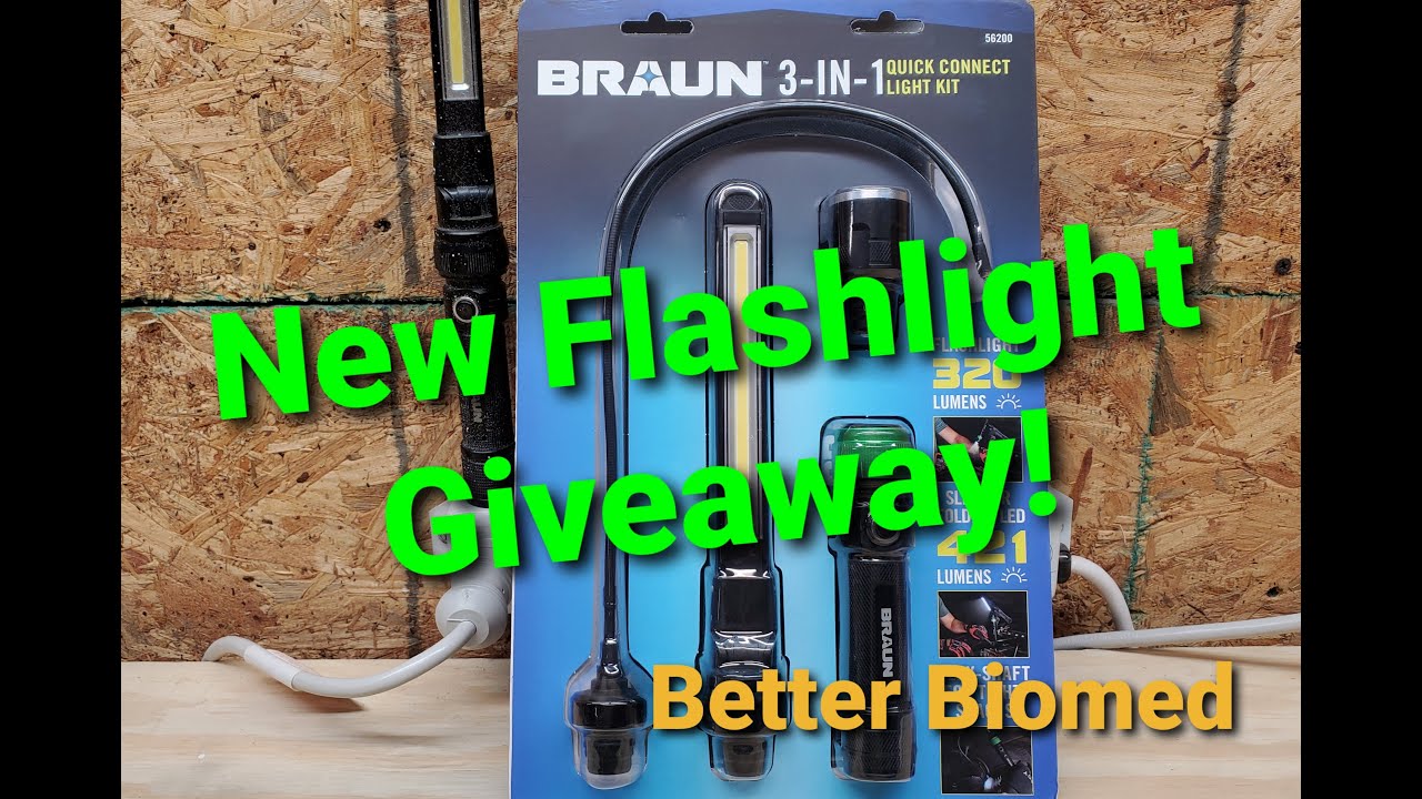 Flashlight giveaway