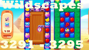 Wildscapes Level 3291 - 3295 HD Walkthrough | 3 - match game | gameplay | android | ios | pc | app