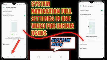 how to change system navigation button in infinix mobile| hide navigation button in infinix hot 10|