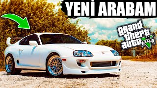 Gta 5 Gerçek Hayat Yeni̇ Arabam Toyota Supra 