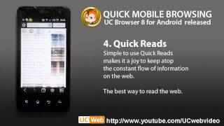 Quick Mobile Browsing,UC Browser 8 for Android final version released. screenshot 4