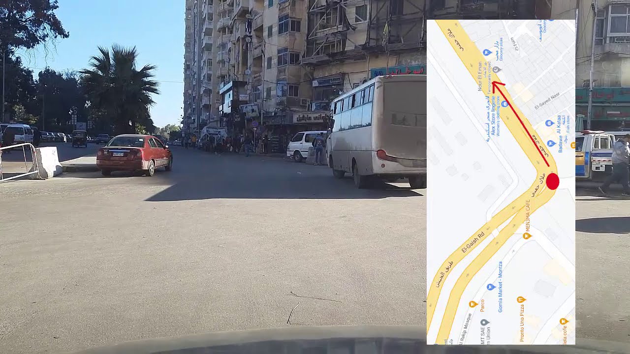 الوصول لقرية المعدية من الاسكندرية بالقيادة الفعلية في أقل من 25 دقيقة عبر طريق محور أبوقير الجديد.