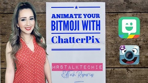 Animate your Bitmoji with Chatterpix