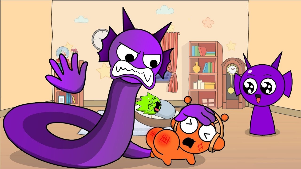 Sprunki But Dad Is Angry Funny Animation | Complete Edition | Part 01-12 | Sprunki Kicu Kicu