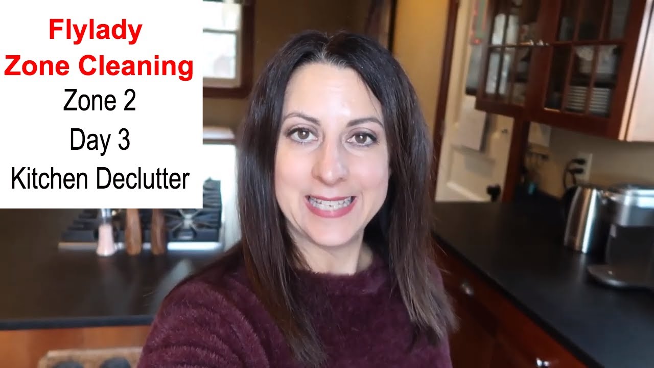 Flylady Zone 2 Day 3 Kitchen Declutter - YouTube