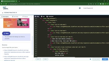 Ecommerce Website Offers Section | Coding Practice 15 | HTML, CSS, Bootstrap | NxtWave | ccbp 4.o