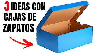 Manualidades con cartón, usamos las cajas de zapatos - Pequeocio