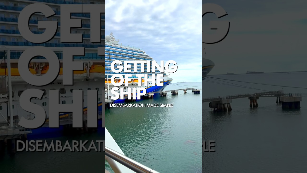 Cruise Disembarkation Explained | First-Time Cruise Tips