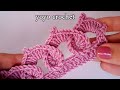 تعلم الكروشية : كروشية أطار /حواف سهلة للمفارش/ الفساتين/الشيلان/الفوط - Crochet edges#يويو كروشية