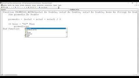 43. Cálculo de notas con funciones desde VBA