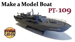 Make a Plastic Model PT 109  Torpedo Boat