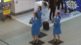 Video thumbnail of "FLASHMOB SCHIPHOL DANCE MIX"