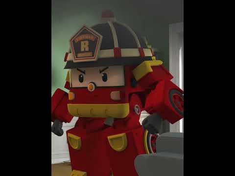 Fire In The Microwave  🔥 #robocarpoli #shorts