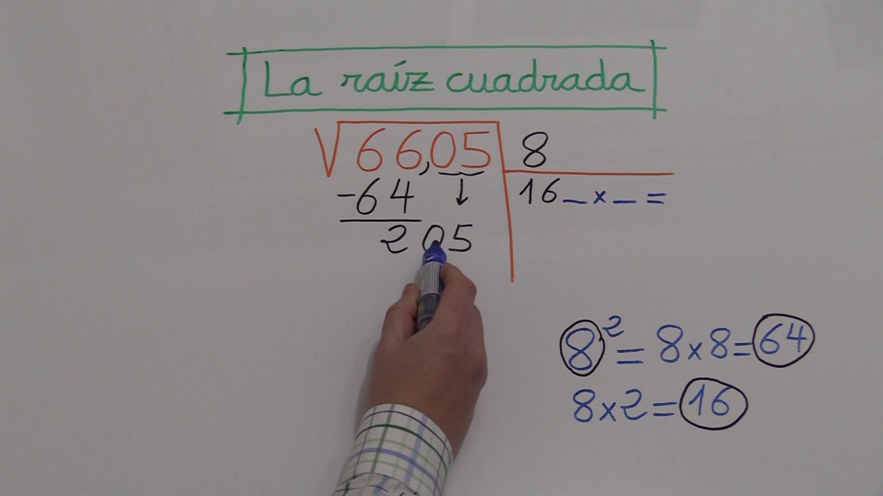 La raíz cuadrada de 4 dígitos - YouTube