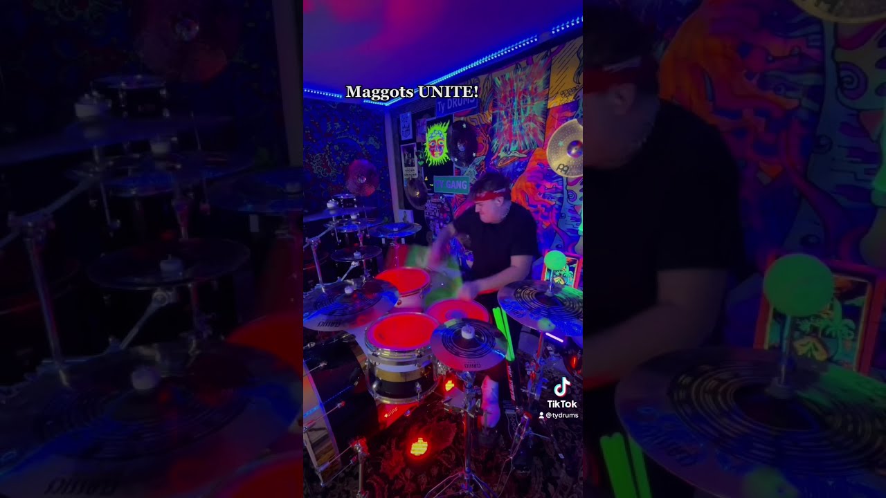 SlipKnot Pulse Of The Maggots Tydrums Cover