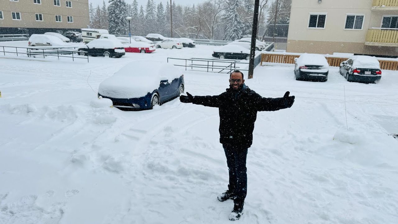 মজার স্নো'র কষ্টের কাহিনী | Driving Preparation in Snow | Sayem's World