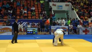 104年全中運高男組柔道第五級首輪 - 蘇澳海事楊少軍 VS 中興高中廖國翔