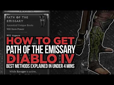 How to Get ‍Path of the Emissary Fast | Diablo 4 Lord of Hatred