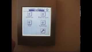 Управління кліматом квартири сенсорною панеллю Zennio Z38i screenshot 5