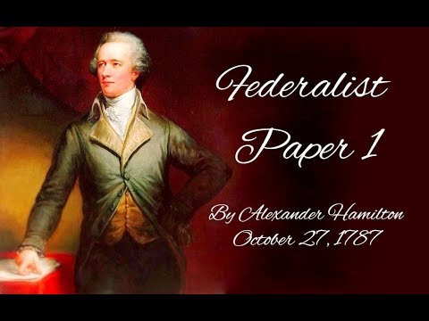 federalist essay number 1