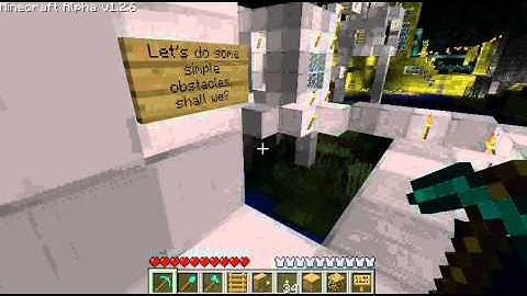 Minecraft - My Obstacle Course Stage 1