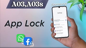 App-vergrendelingsinstellingen voor de Samsung Galaxy A03, A03s | Hoe stel je app-vergrendeling i...