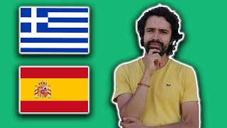 Greek vs  Spanish.  Why am I comparing these languages and do they sound alike?  Ultimate Comparison