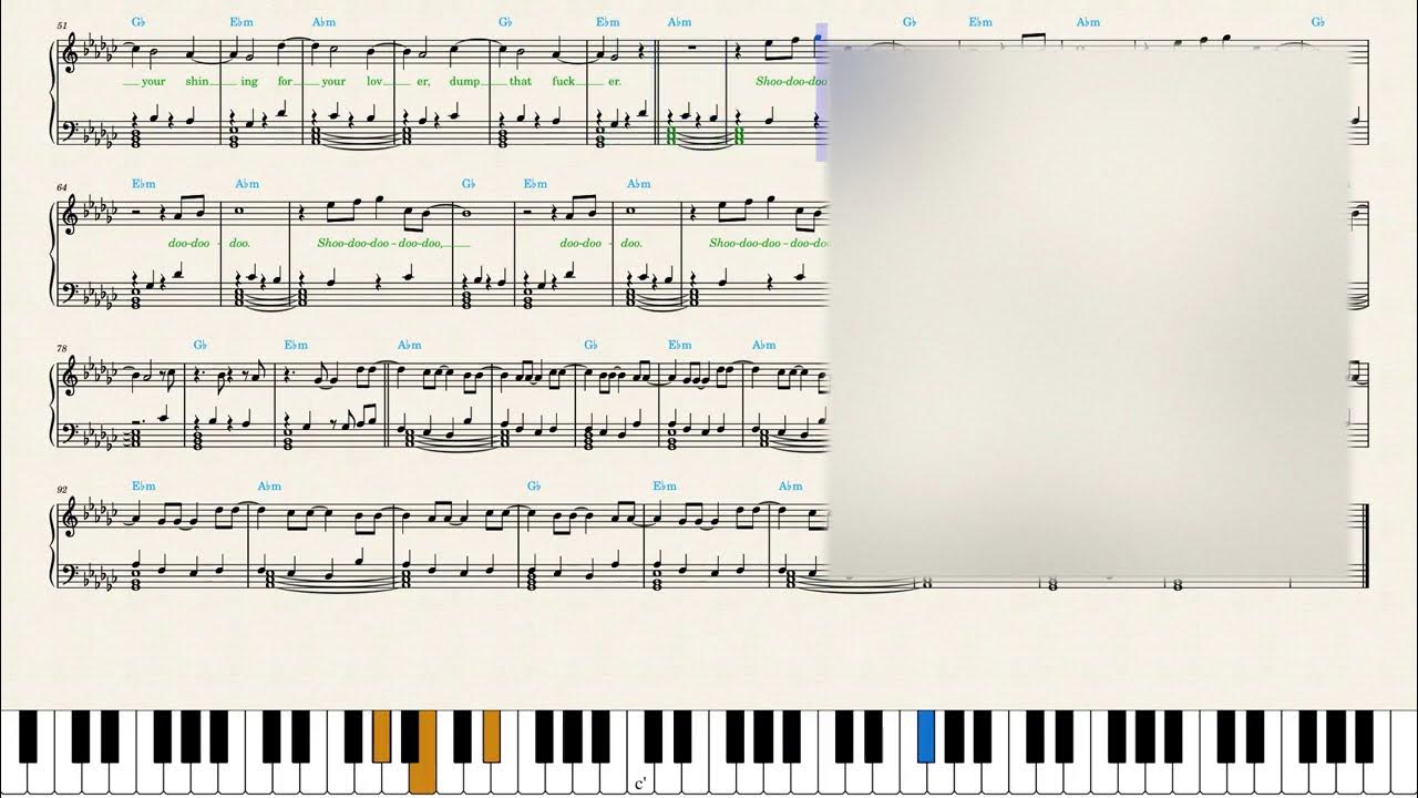 Steve Lacy — Static (Piano Sheet Music) YouTube