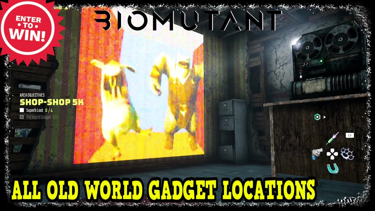 Biomutant All 15 Old World Gadget Locations (Old World Gadgets Trophy / Achievement Guide)