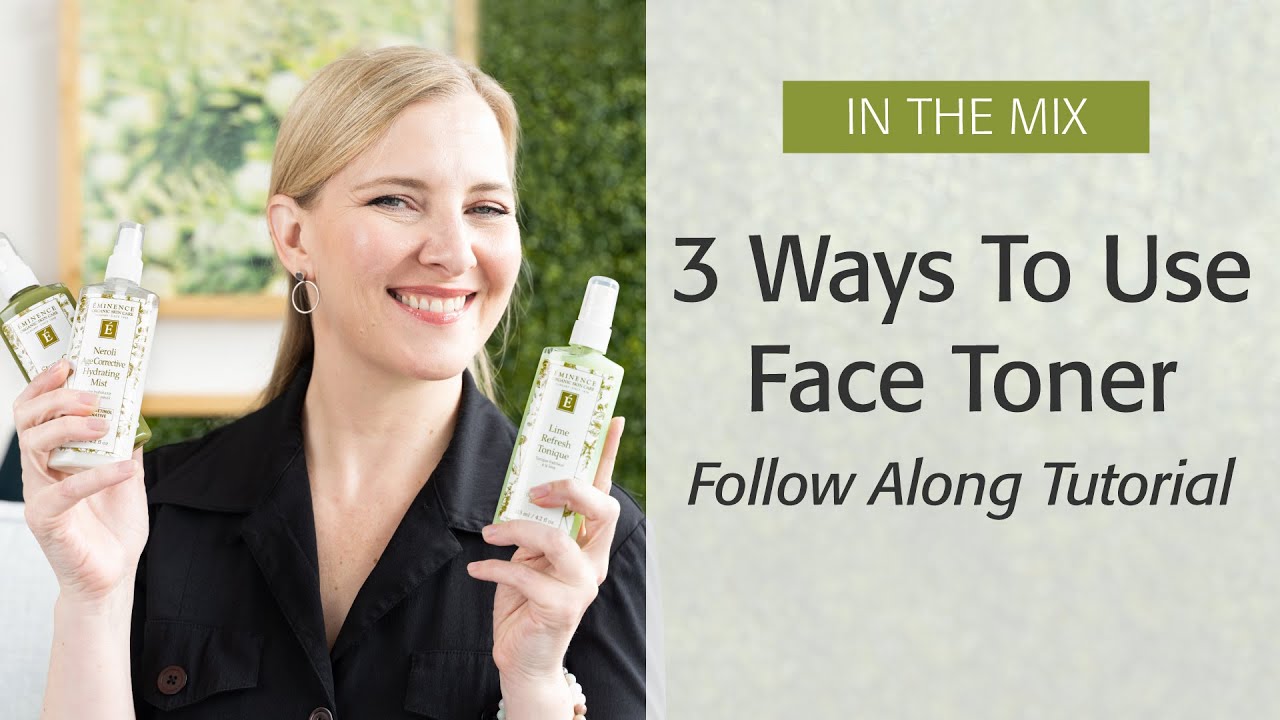 How To Toner On Face (Demonstration) | Eminence Organics - YouTube