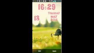 Galaxy S5 Clock Wallpaper screenshot 4