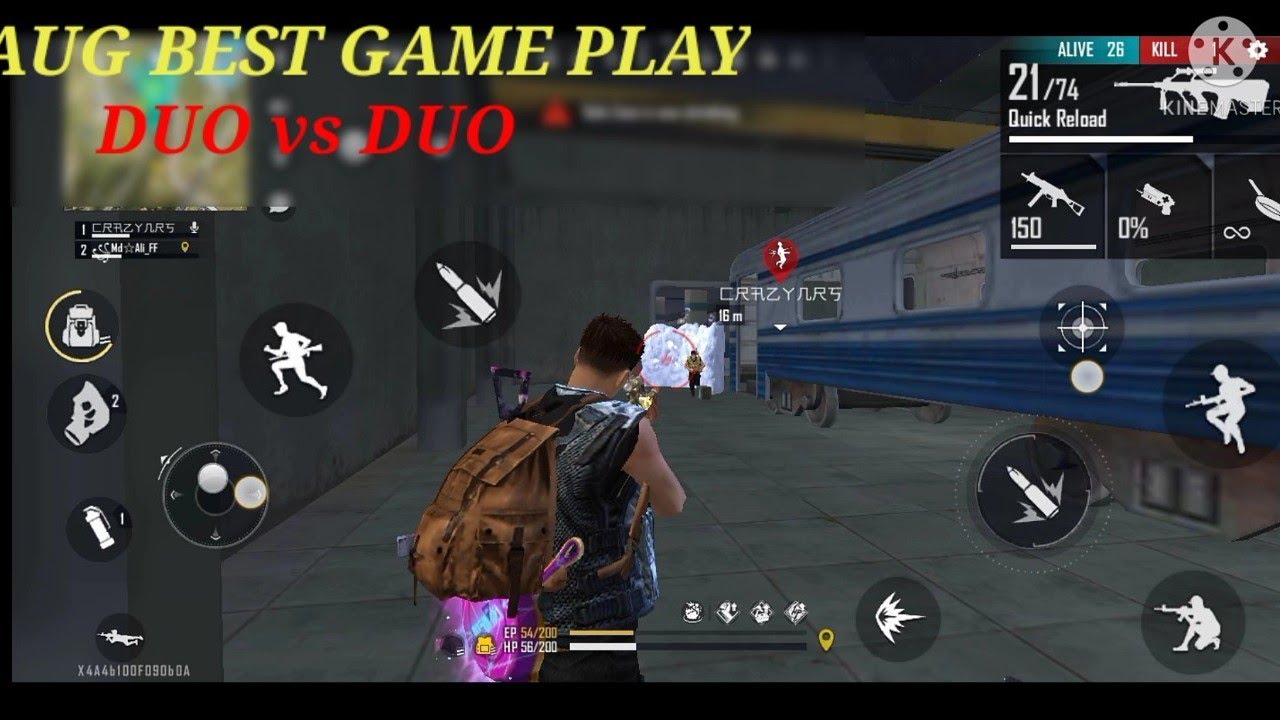 Duo Game Play With Best Game Play BR Ranked Most watch Garena - Free ...