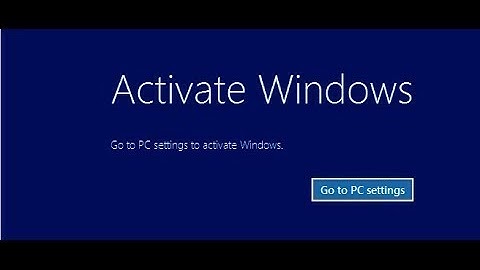 How to get rid of Activation notification on Windows 10 and 8